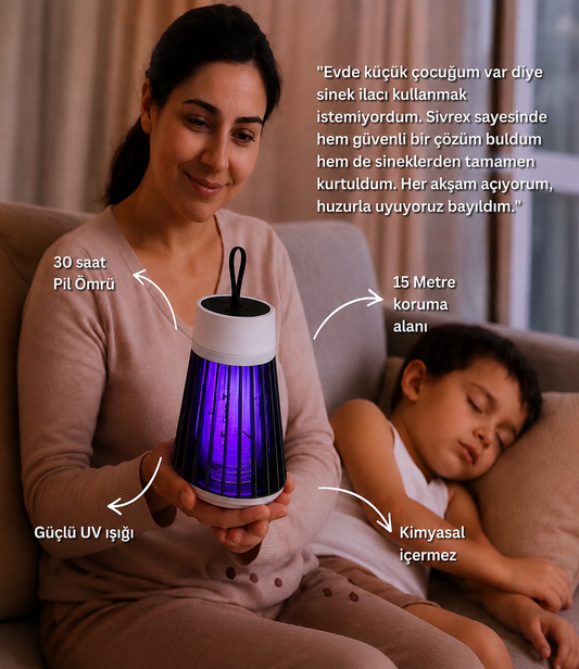 Sivrex Orjinal UV Işınlı Sinek Lambası