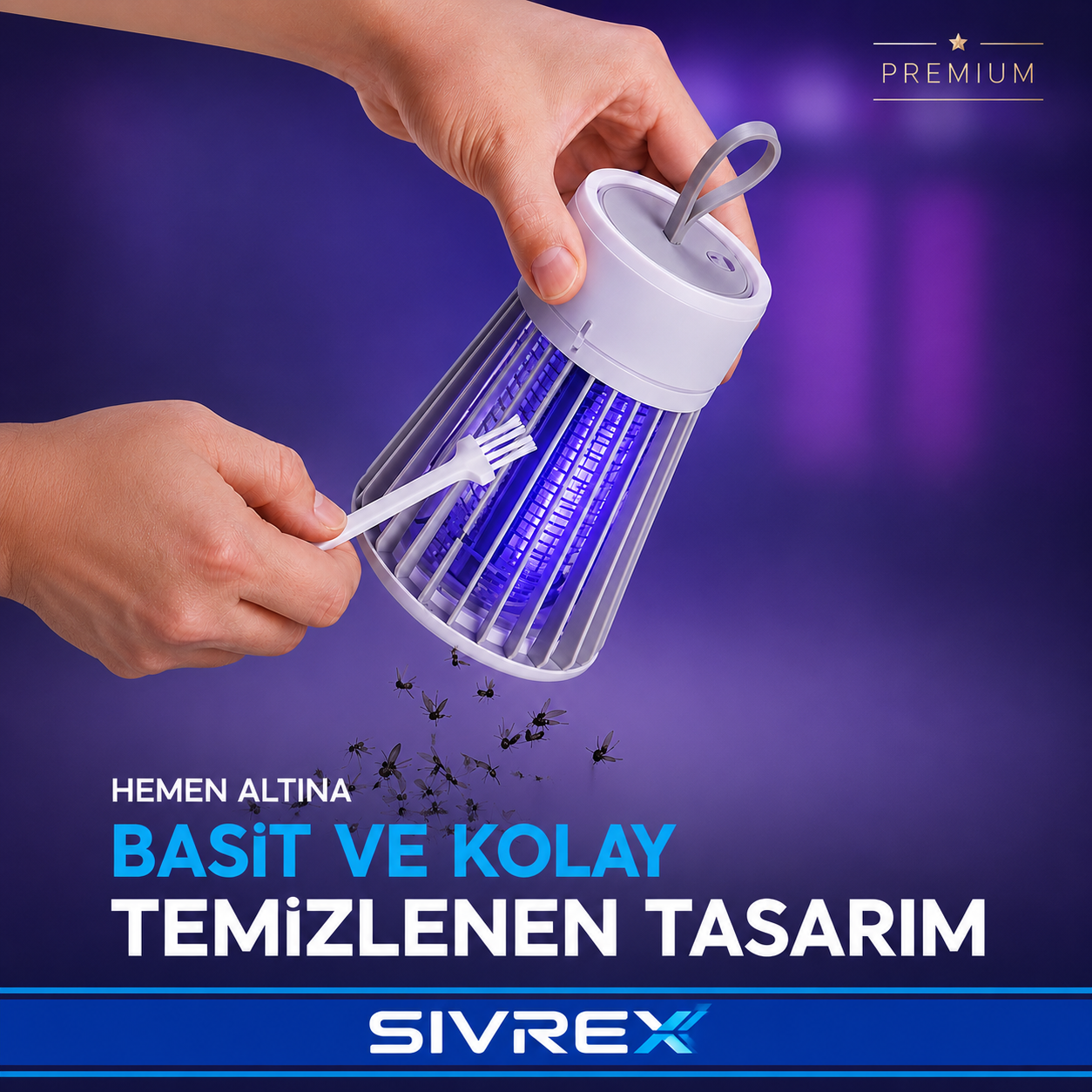 Sivrex Orjinal UV Işınlı Sinek Lambası