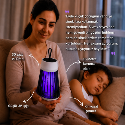 Sivrex Orjinal UV Işınlı Sinek Lambası
