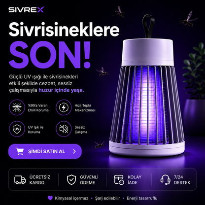 Sivrex Orjinal UV Işınlı Sinek Lambası